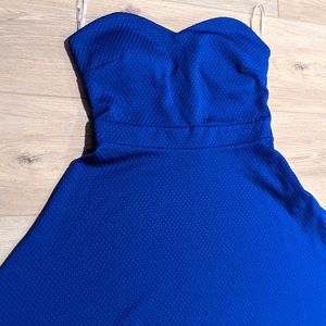 Navy blue mini dress